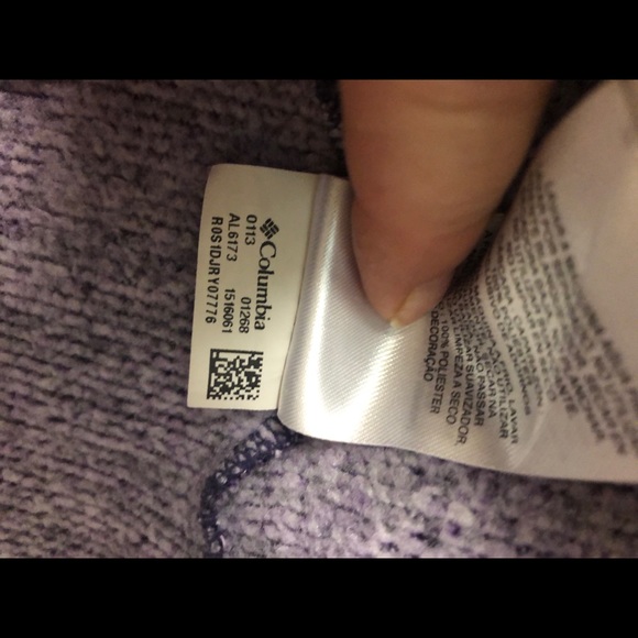 Columbia Sportswear zip Up Size M Purple - Picture 8 of 8